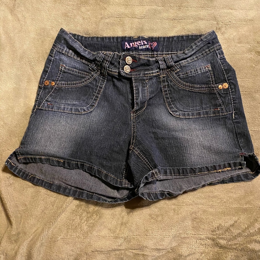 Women jean shorts stretchy size 14